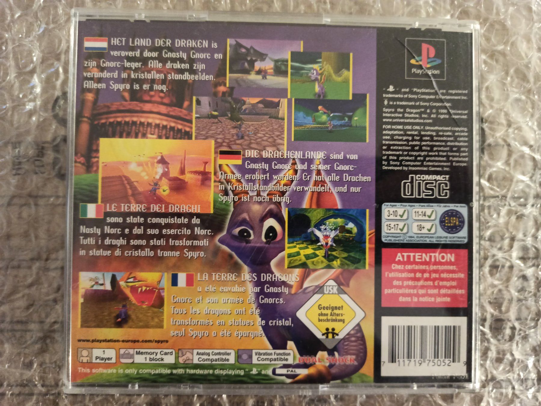 Giochi: Spyro The Dragon PS1 – Usato da Oberweningen venduto da mar_87mx 1