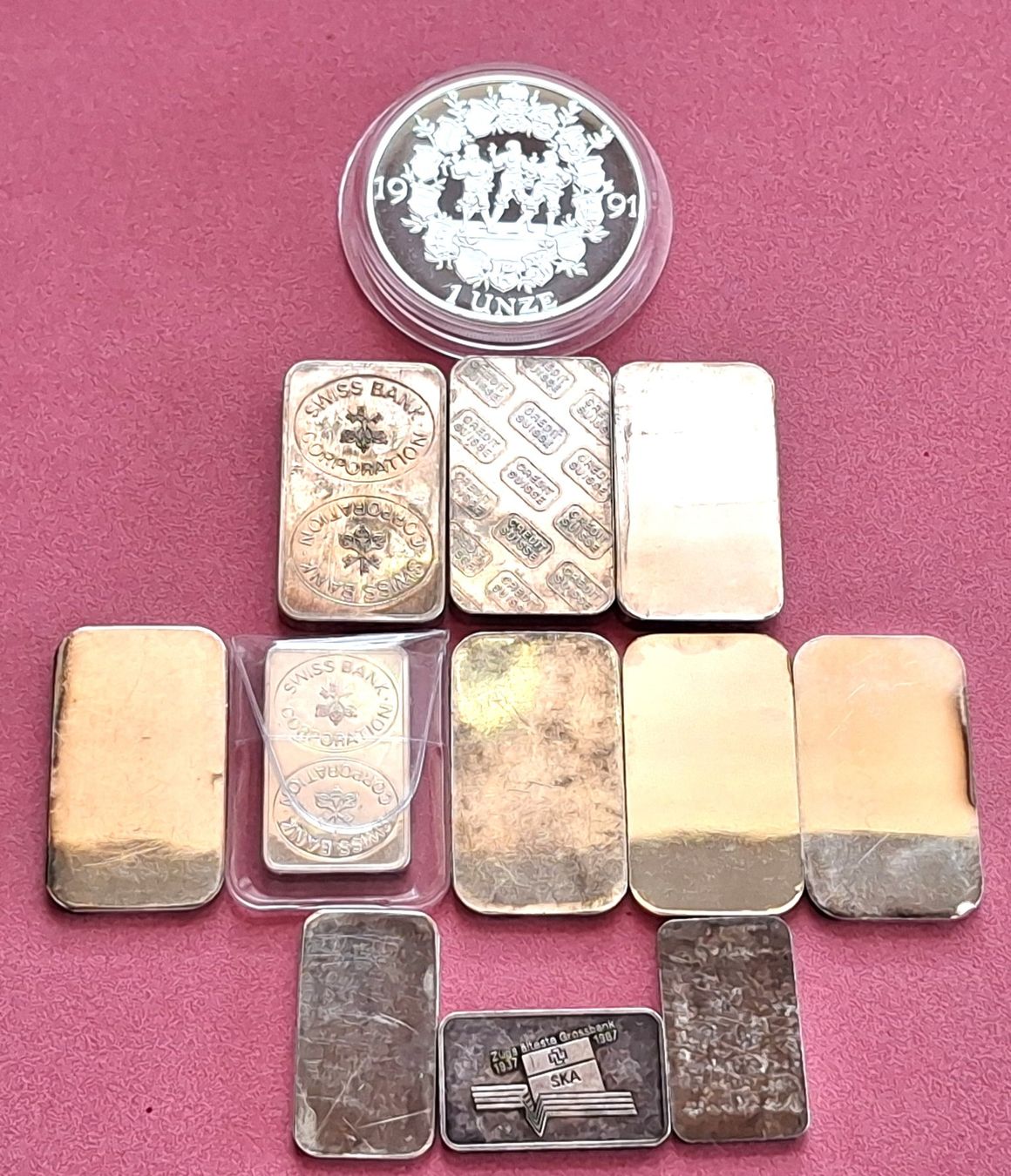 Metalli preziosi: SILBERBARREN - 156.1 GRAMM - FEINSILBER – Usato da Boniswil venduto da dpd4coins 5