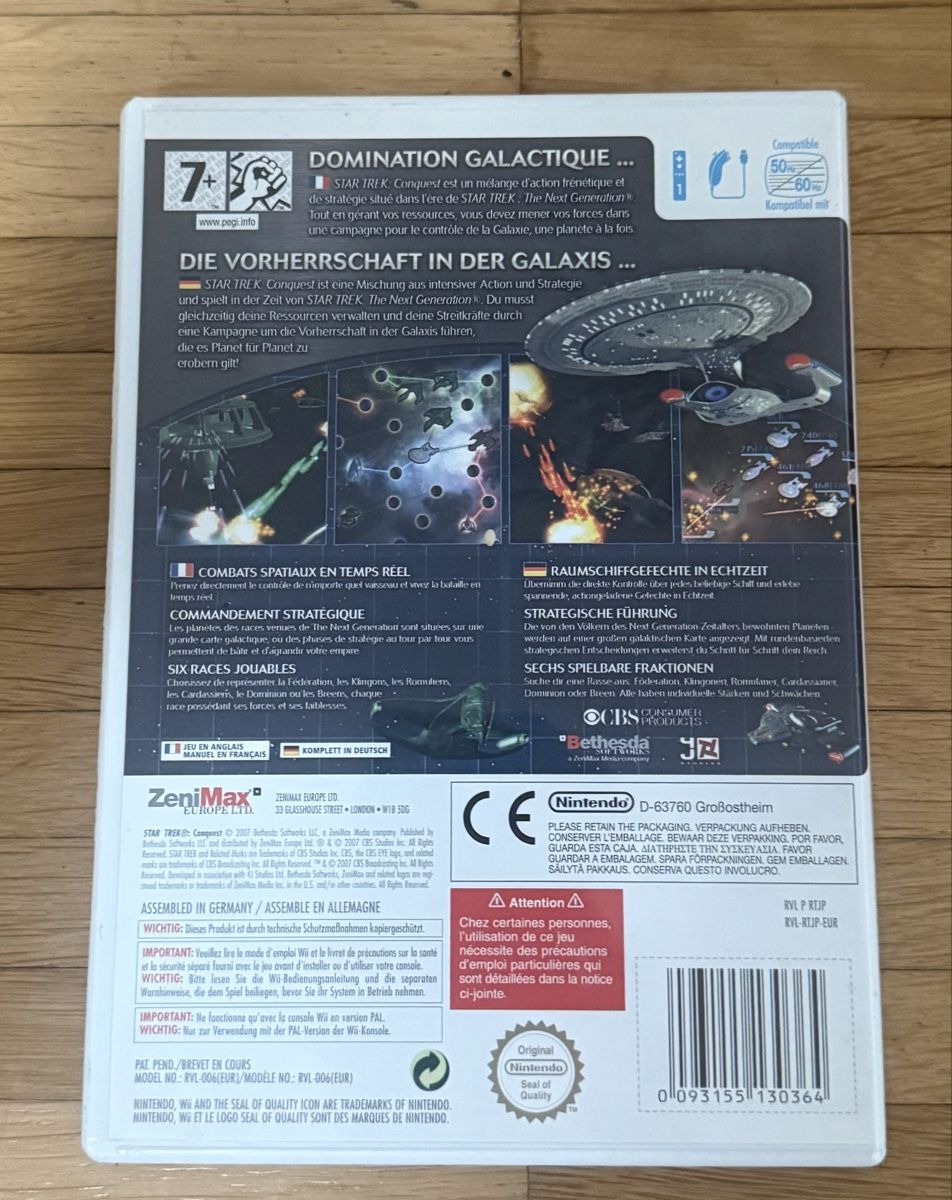 Nintendo Jeux: Star Trek Conquest Wii – D'occasion à Opfikon par Luis144 1