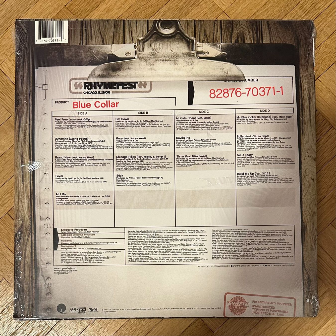 Schallplatten: Rhymefest - Blue Collar LP – Gebraucht aus Viganello von md__2rd2 1