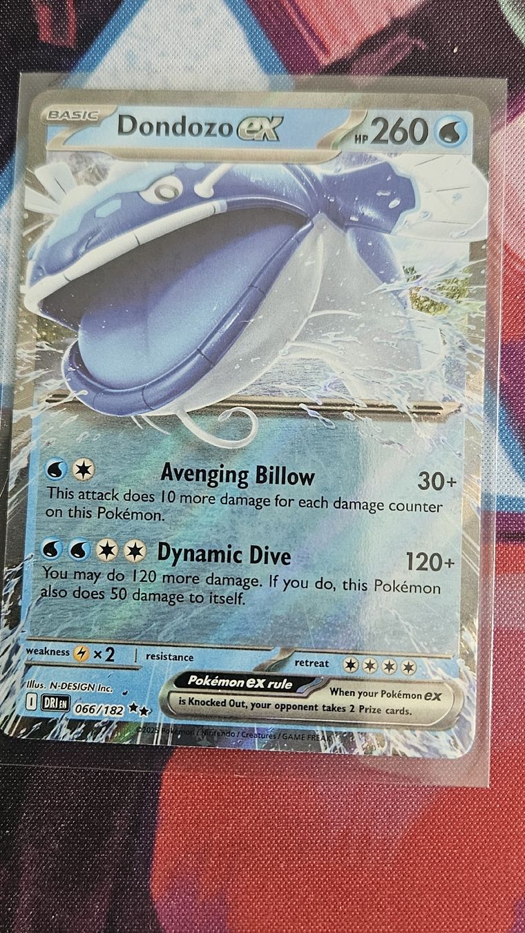 Pokémon Carte collezionabili: Dondozo EX – Nuovo (secondo la descrizione) da Schliern b. Köniz venduto da Smurox