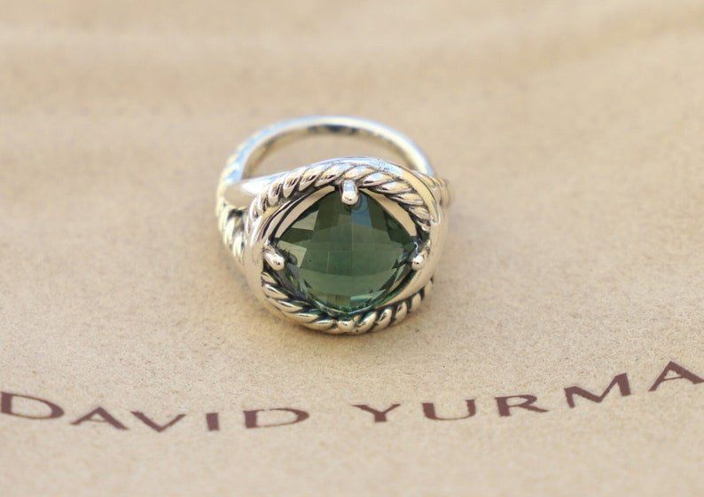 Anelli: David Yurman Infinity Ring mit Prasiolit, Gr. 6.75 (ca 54) – Usato da Hausen AG venduto da locitg 6