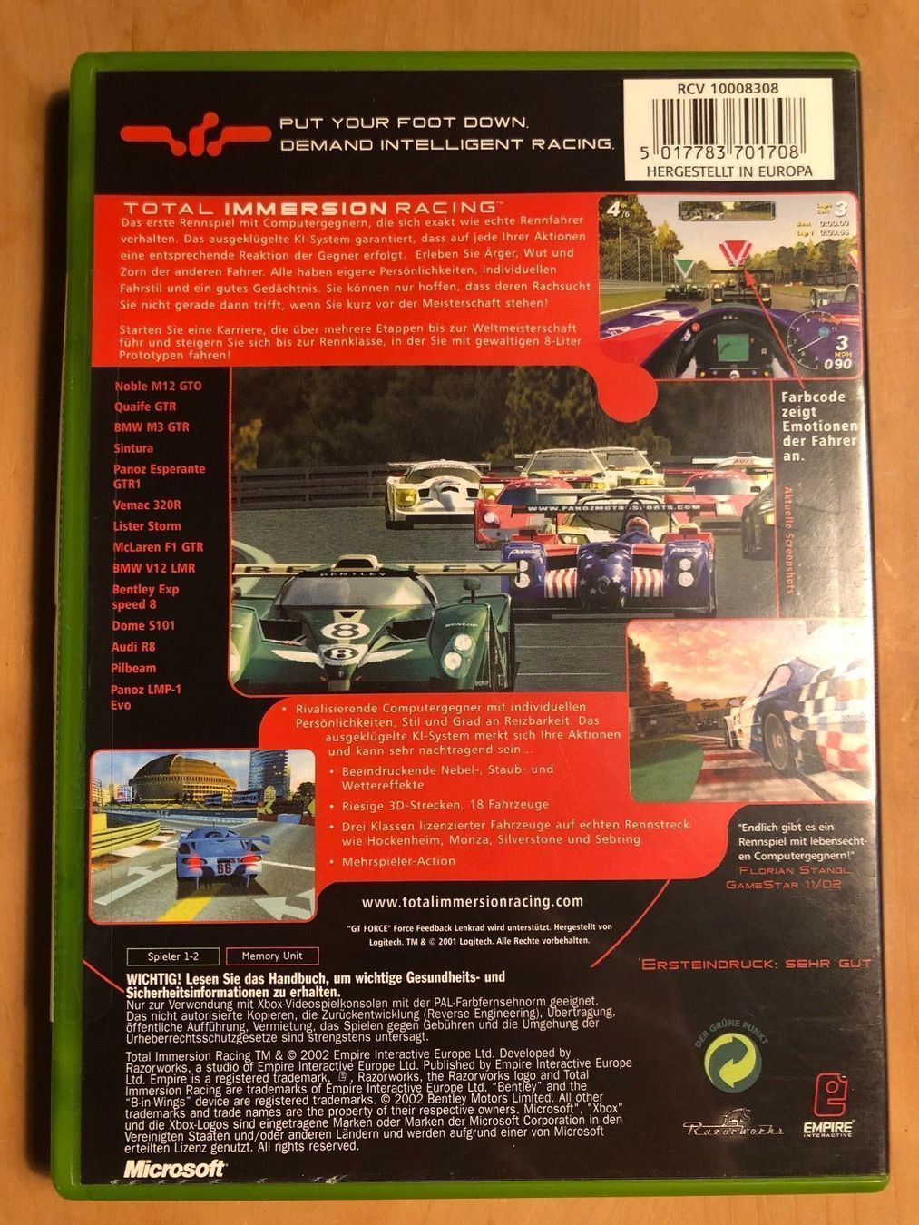 Microsoft Spiele: Total Immersion Racing für Xbox – Gebraucht aus Kestenholz von Mad18 1