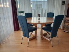 4 elegante Esszimmerstühle, sehr guter Zustand
