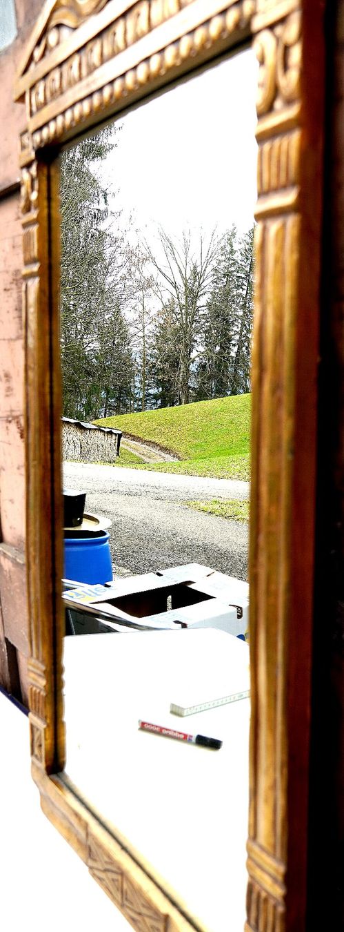 Spiegel: Wandspiegel Spiegel mit Goldrahmen – Gebraucht aus Baar von 2cvbaar 2