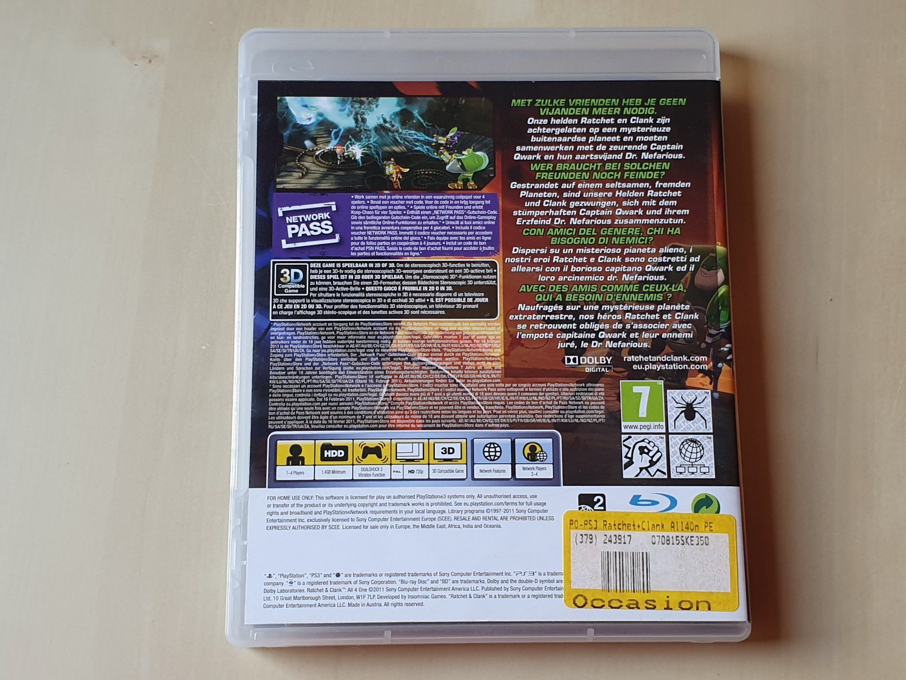 Sony Giochi: Ratchet & Clank All 4 One – Usato da Stansstad venduto da collectorsshop 1