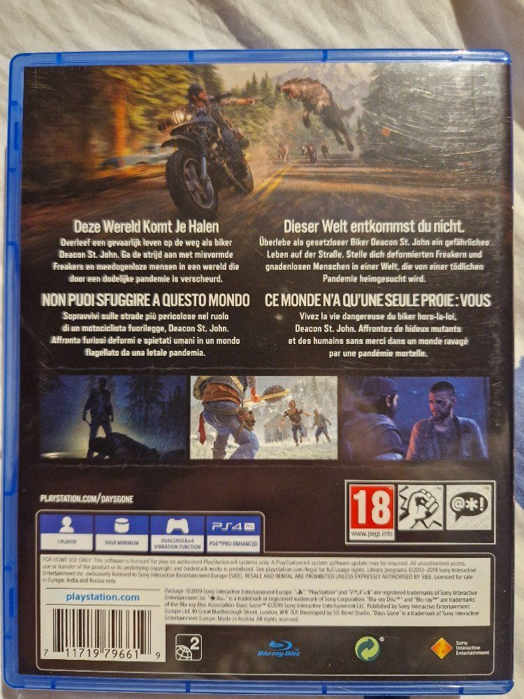 Giochi: Days Gone – Usato da Brittnau venduto da Zibu 1