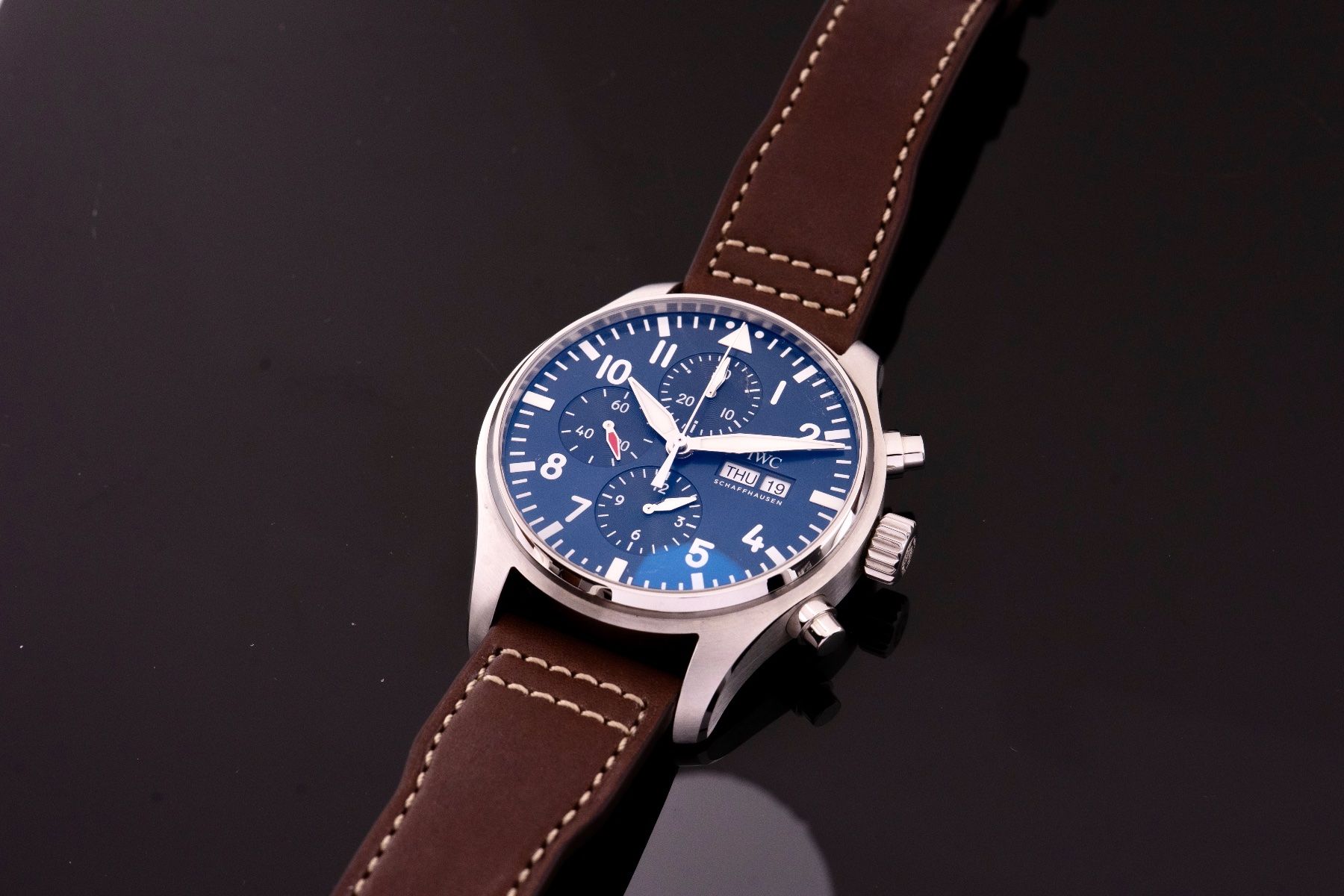 IWC Orologi: IWC Fliegerchronograph Le Petit Prince IW377714 – Usato da Bülach venduto da M.RothUhrenatelier 1