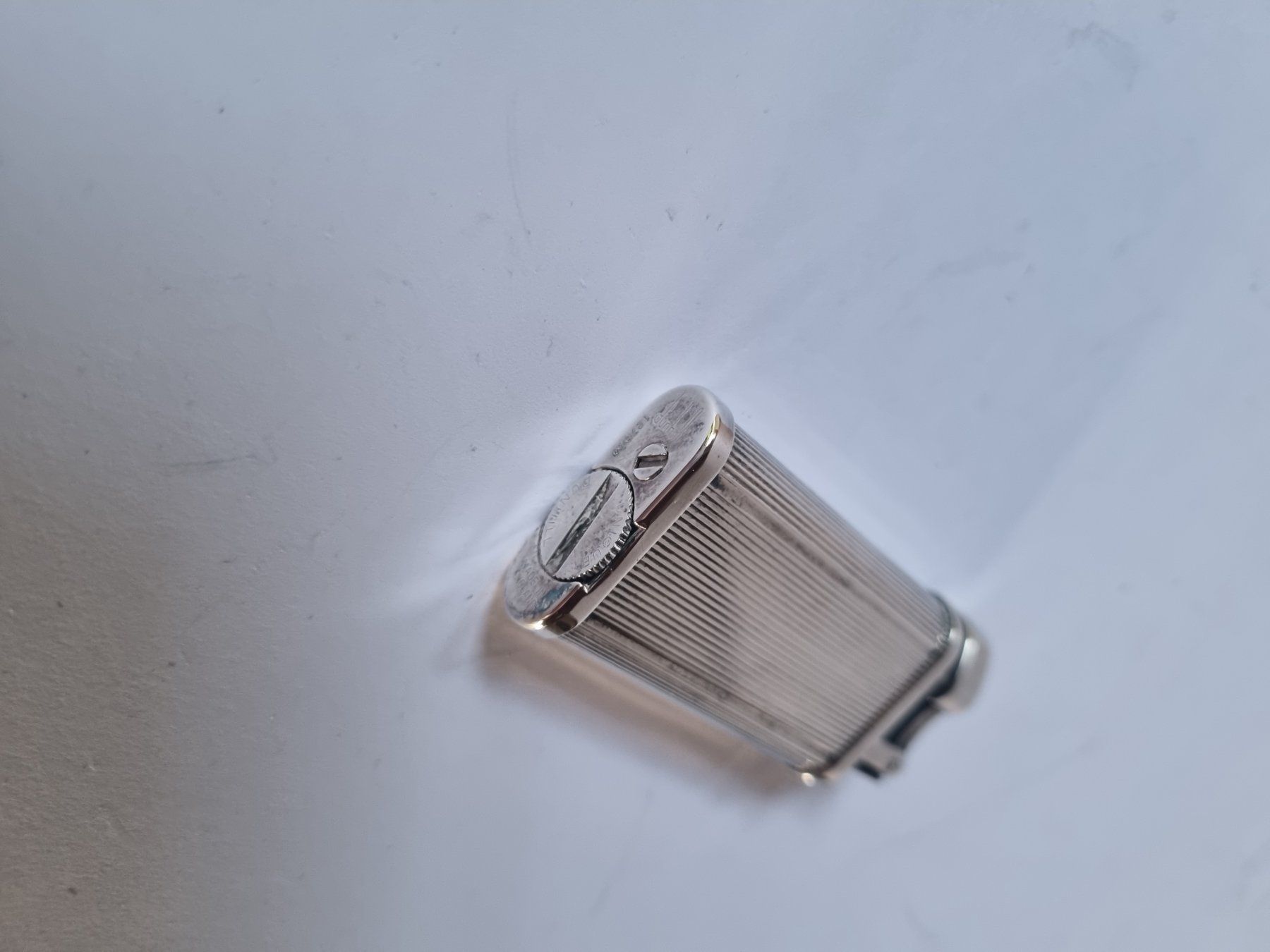 Dunhill Accendini: Briquet Dunhill, made in england, argent – Usato da Choëx venduto da aru_vs6m 3