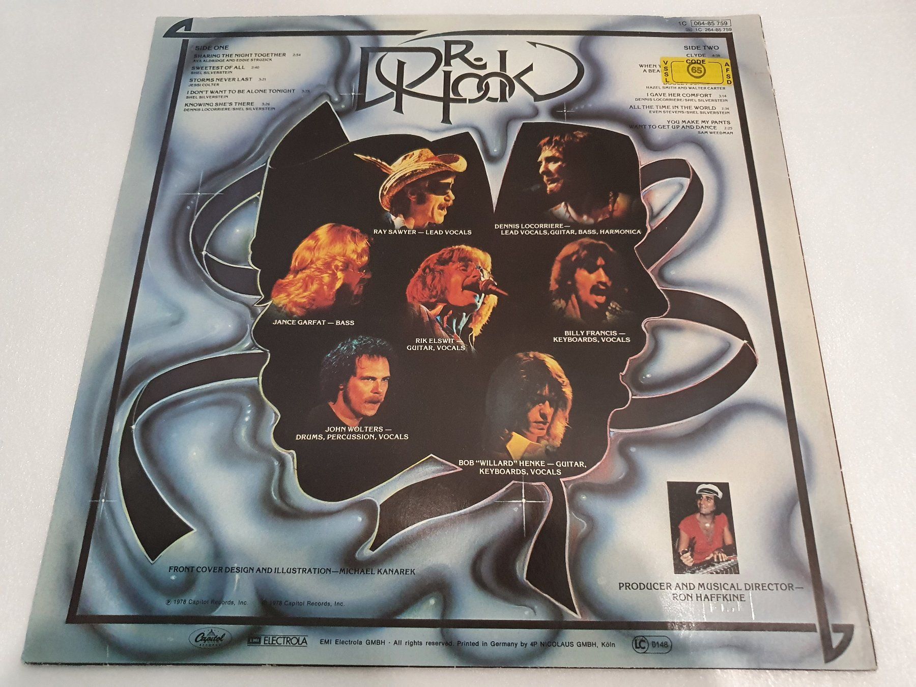 Dischi in vinile: Dr. Hook – Pleasure & Pain – Usato da Uster venduto da Vinyl-Leidenschaft 1