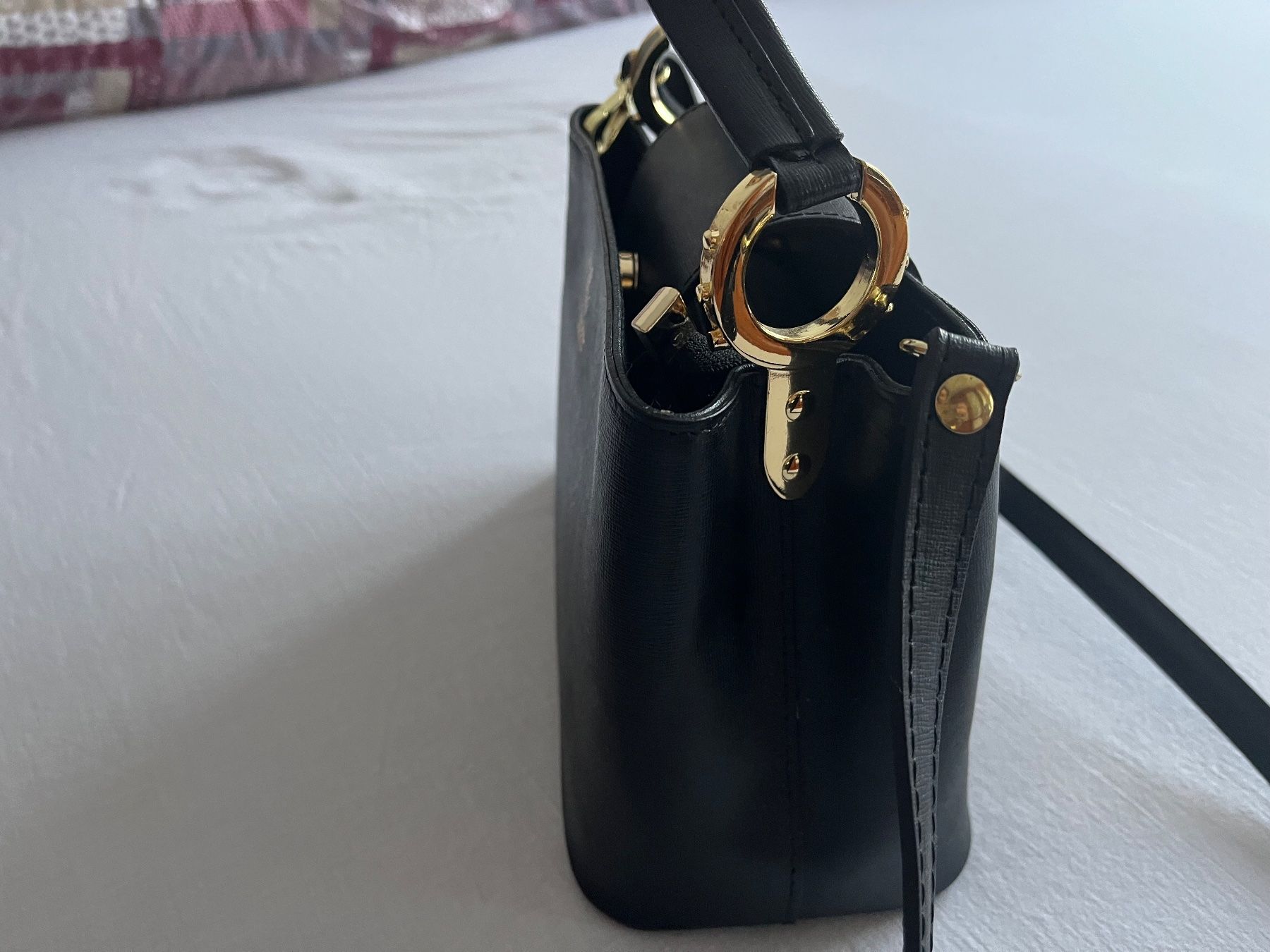 Borse da donna: Damen Handtasche schwarz Leder – Usato da Jona venduto da Flexer02 3