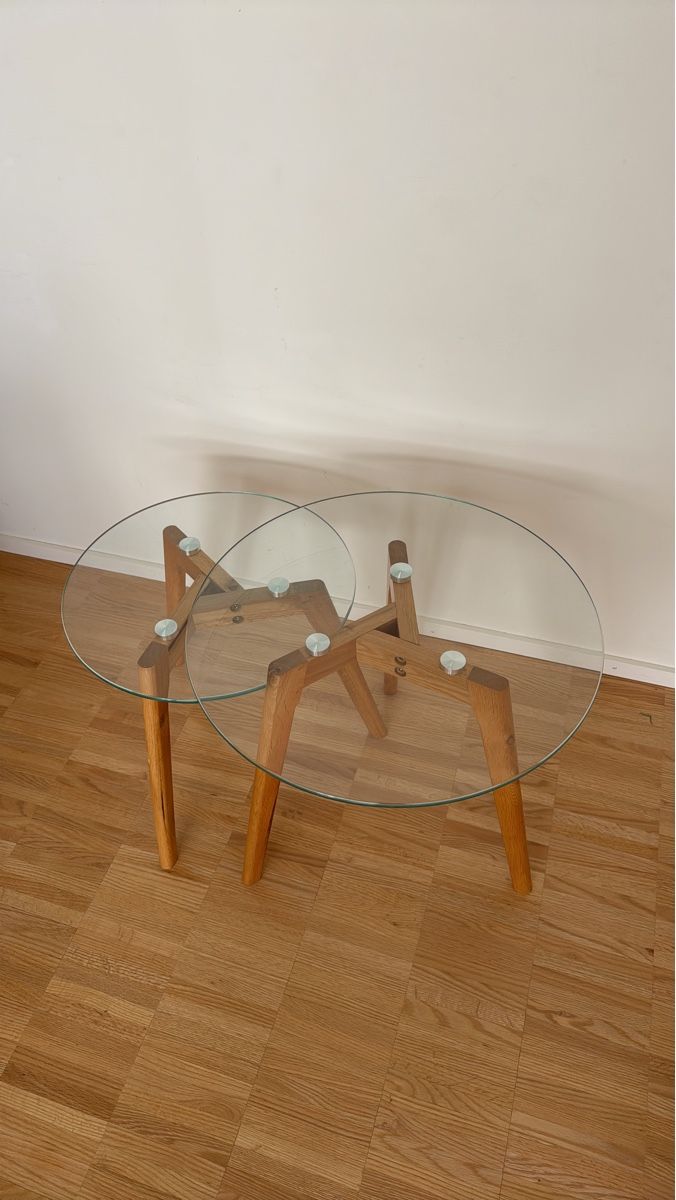 Tavoli: Couchtischset Holz Glas gebrauchter Zustand – Usato da Winterthur venduto da joewy