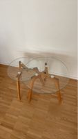 Couchtischset Holz Glas gebrauchter Zustand