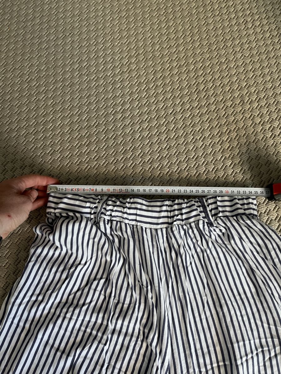 Pantaloni: Gestreifte Sommerhose, Chicorée, M – Usato da Solothurn venduto da Bobesch08 5