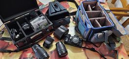 Minolta Dynax 7000i Kamera Set mit Objektiven und Koffer