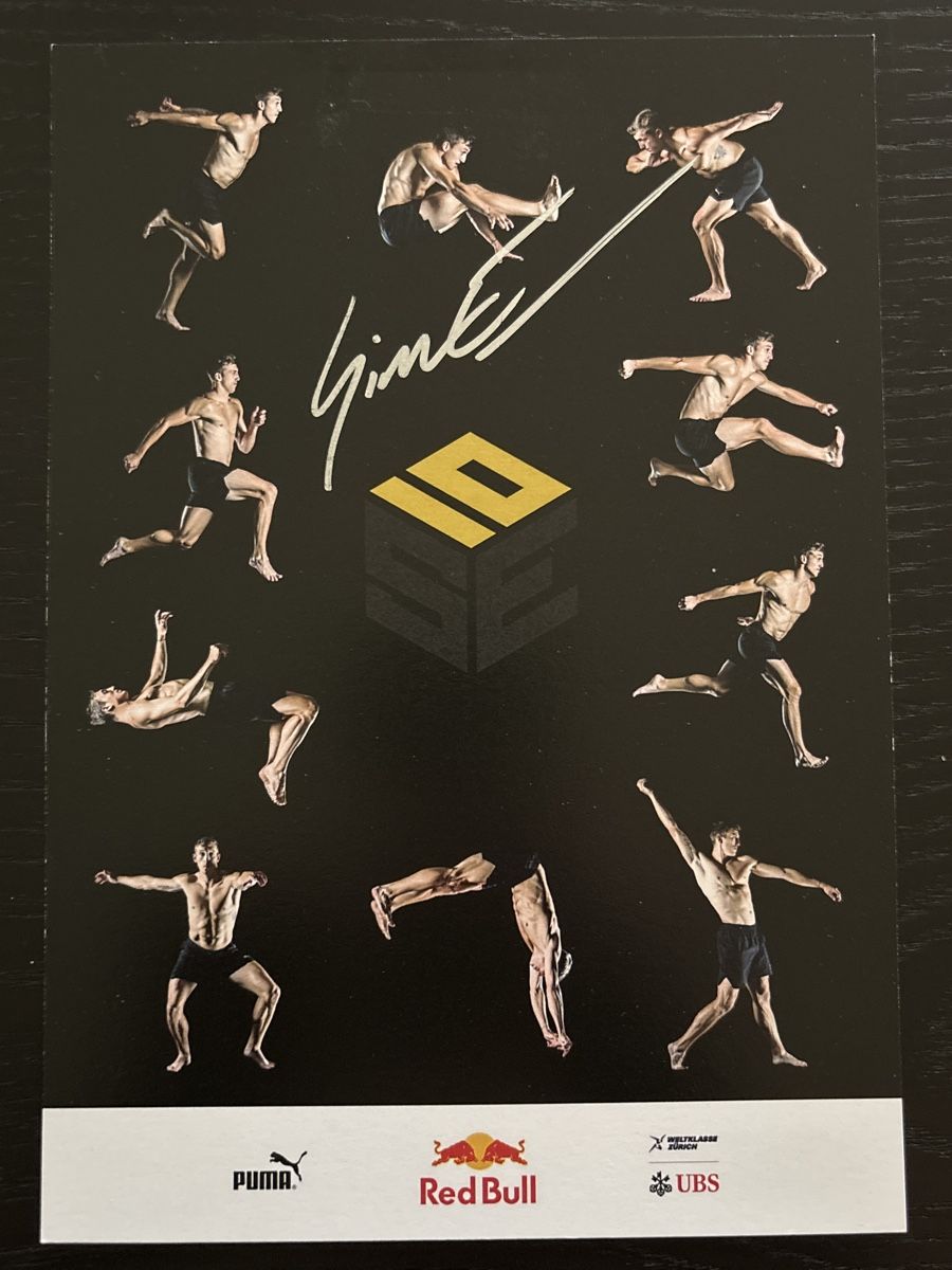 Autografi: Autogrammkarte von Simon Ehammer - Leichtathletik Star! – Nuovo (secondo la descrizione) da Uetendorf venduto da hoisle