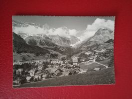 Engelberg gegen den Juchlipass Bahnpost 1948 s/w Karte