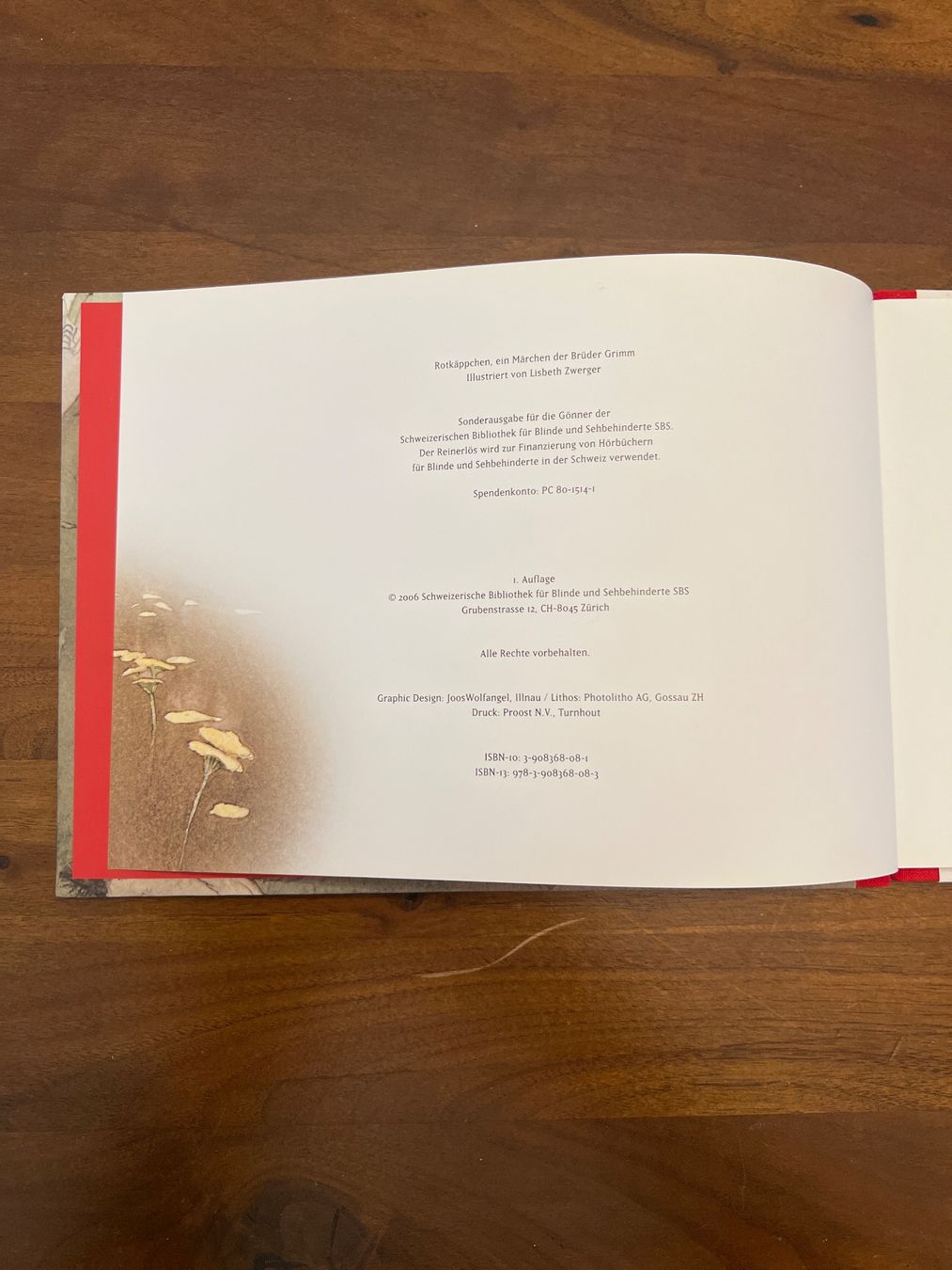 Livres: Kinderbuch Rotkäppchen Lisbeth Zwerger – Neuf (Voir description) à Altdorf UR par JanAil 1