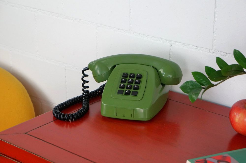 Cabilock Retro Telefon Modell Weiß - Vintage Dekoration Für Zuhause