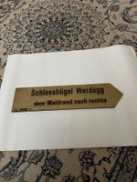 Metallschild