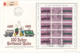 SBK SO75 FDC  Airolo Grossbrief