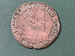 Seltene alte Münze, Polen, 1576, Sammlerstück, Rarität