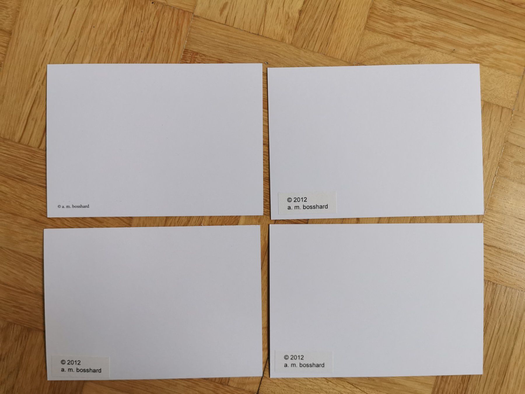 Cartoline: 4 Postkarten Tiere (neu) – Nuovo (secondo la descrizione) da Stäfa venduto da flamingo_17 1