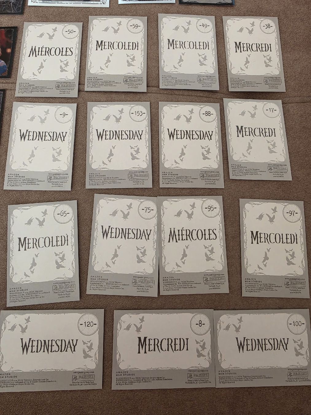 Panini Carte collezionabili: Wednesday Sticker, Panini Set – Nuovo (secondo la descrizione) da Langenthal venduto da SchwarzeRose5 3