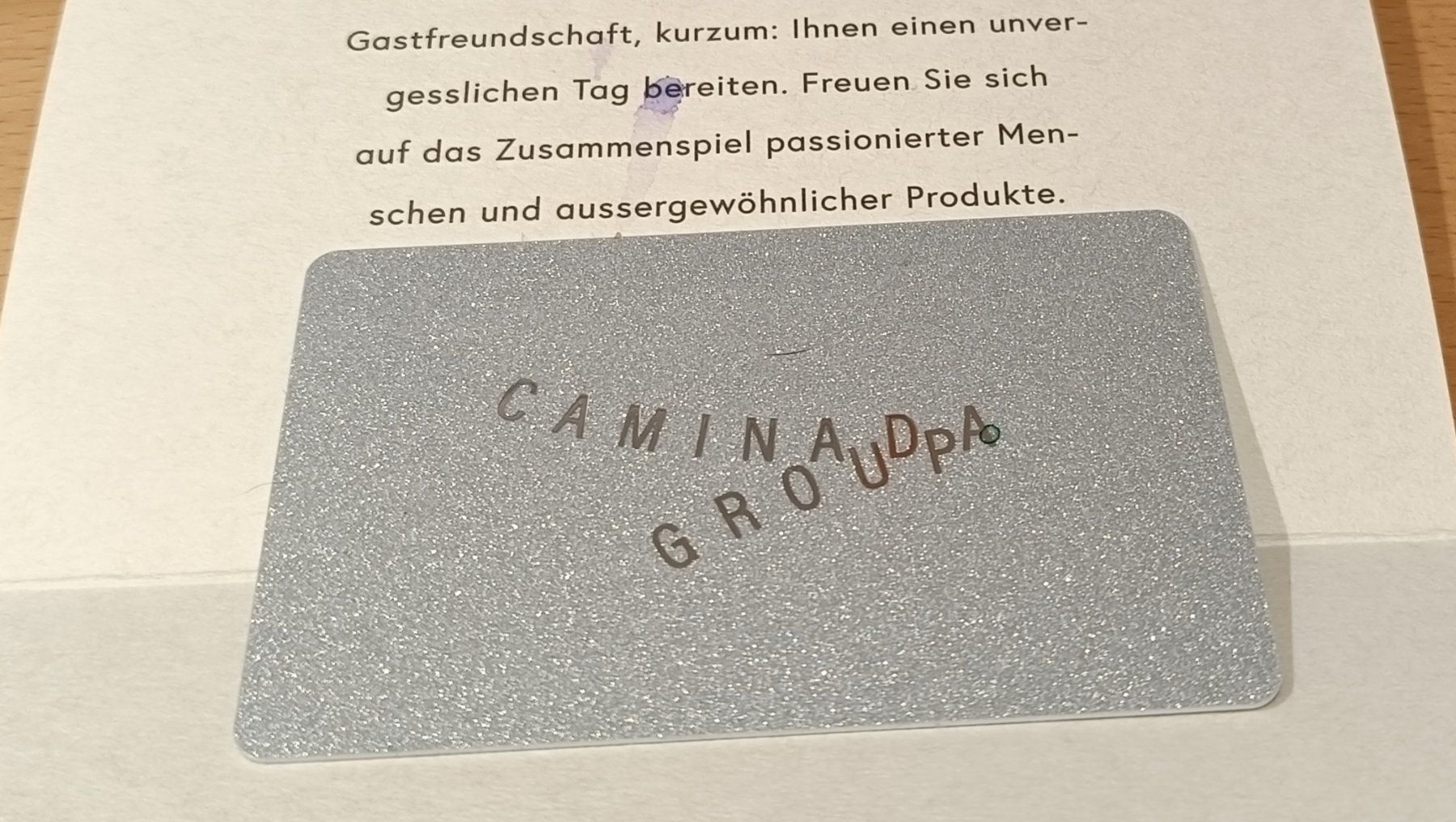 Buoni: Gutschein Caminada – Nuovo e nell'imballaggio originale da Degersheim venduto da Arwen666