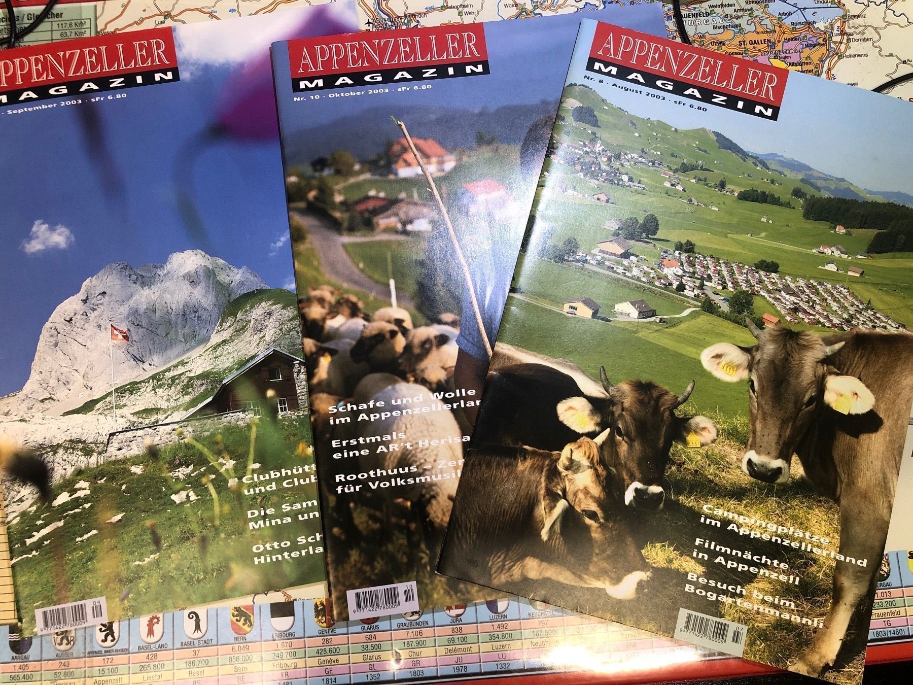 Riviste & Magazine: 3 Appenzeller Magazine von 2003 – Usato da Erlinsbach SO venduto da Silverstorm