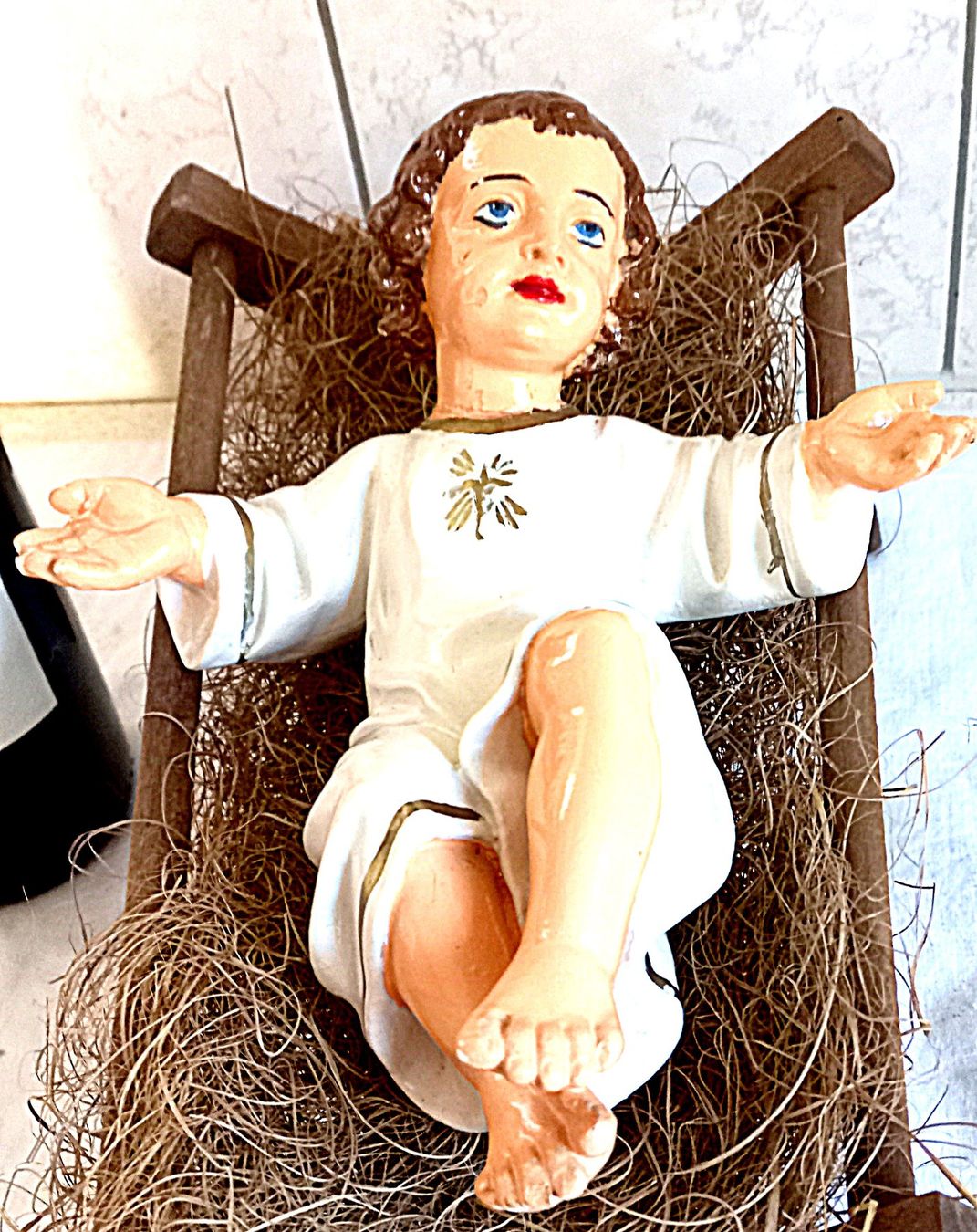 Tutte le decorazioni: Jesuskind in Krippe antik – Usato da Baar venduto da 2cvbaar 2