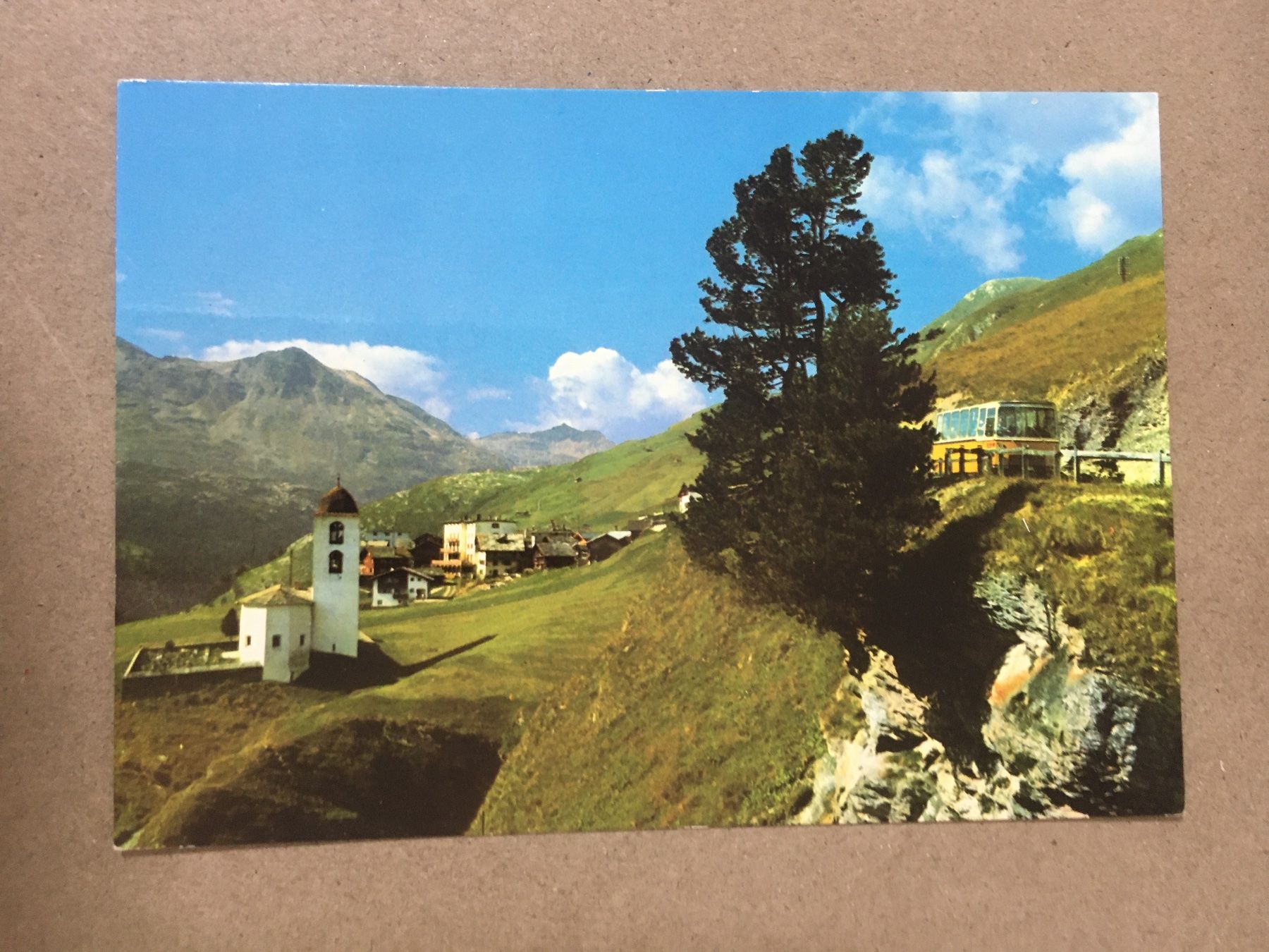 Ansichtskarten: AK Postauto bei Avers Cresta Graubünden – Gebraucht aus Küttigen von Melisch1000