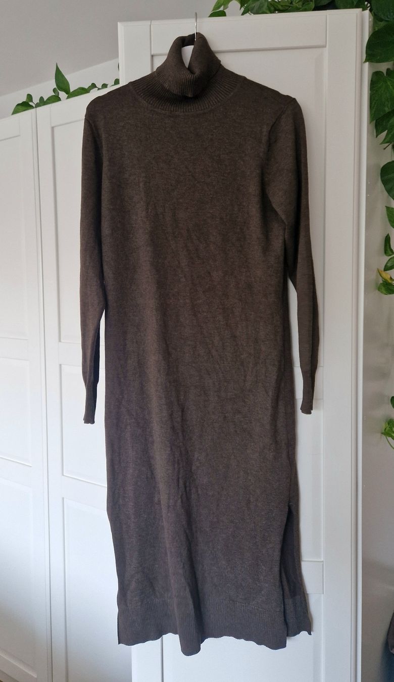 Vestiti: Braunes Pulloverkleid, Gr. S – Usato da Fislisbach venduto da mgr_yy8b