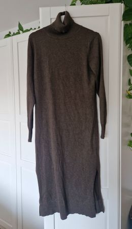 Braunes Pulloverkleid, Gr. S