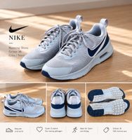 Nike Running Shoes grey navy size 40 good condition