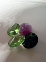 Rivoli 14 mm / 4 Stück MIX Glas (neu)