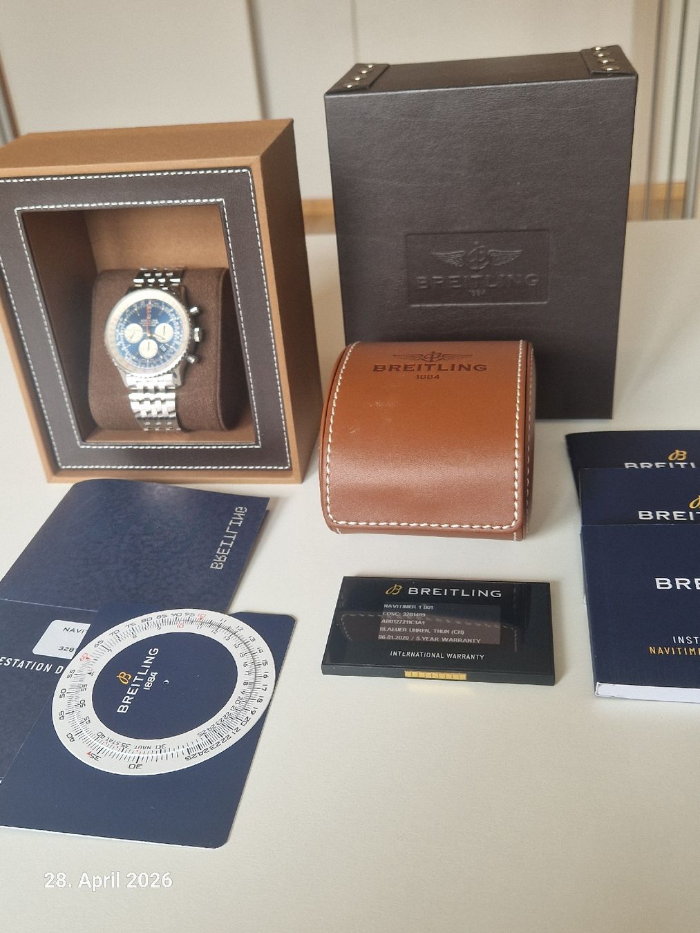 Breitling Orologi: Breitling Navitimer B01 Herrenuhr, Komplett! – Usato da Dällikon venduto da Roger8108 5