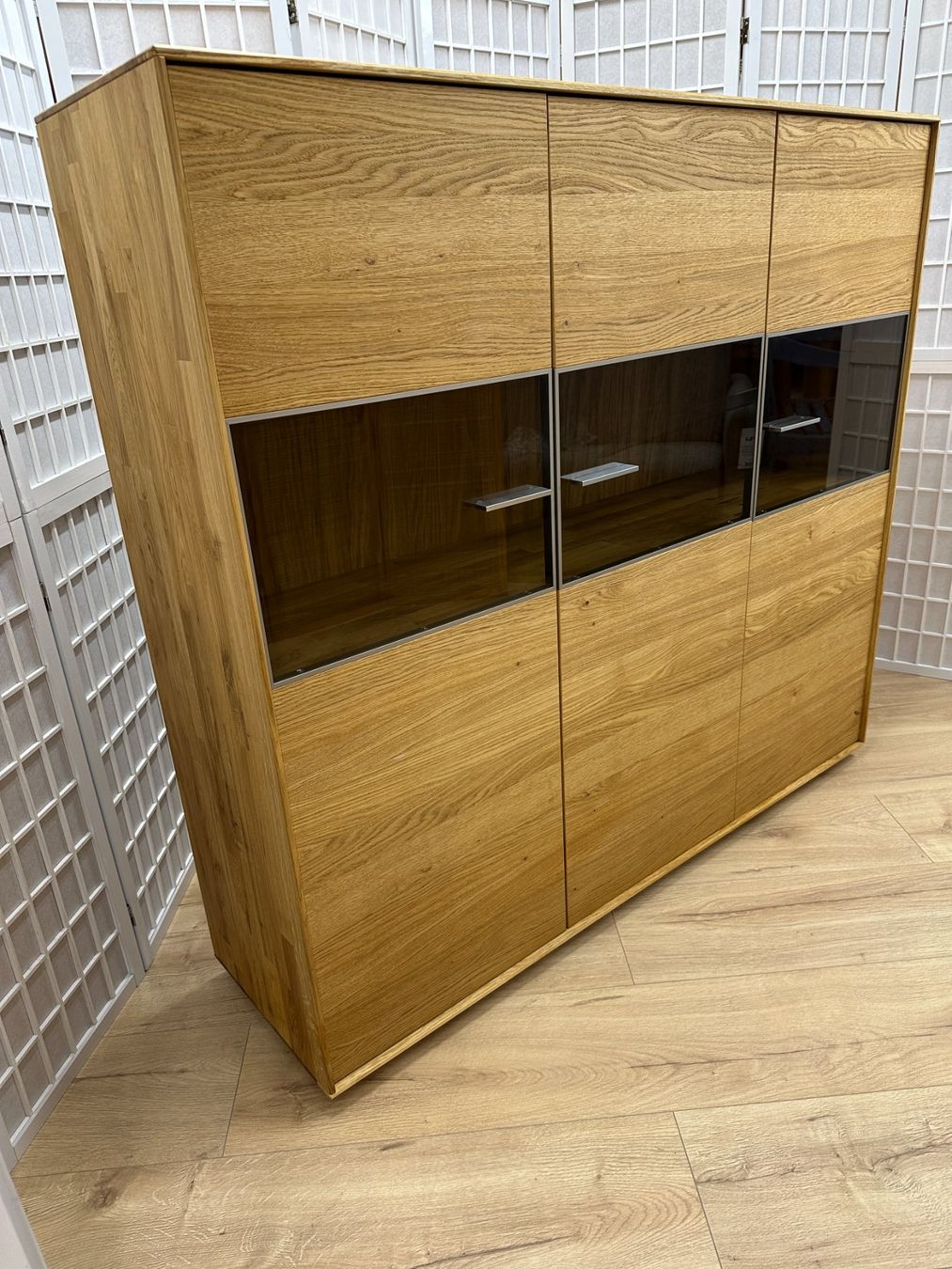Büffets: Highboard ORI Eiche teilmassiv 147 cm – Neu und originalverpackt aus Unterentfelden von moebelrufli 1