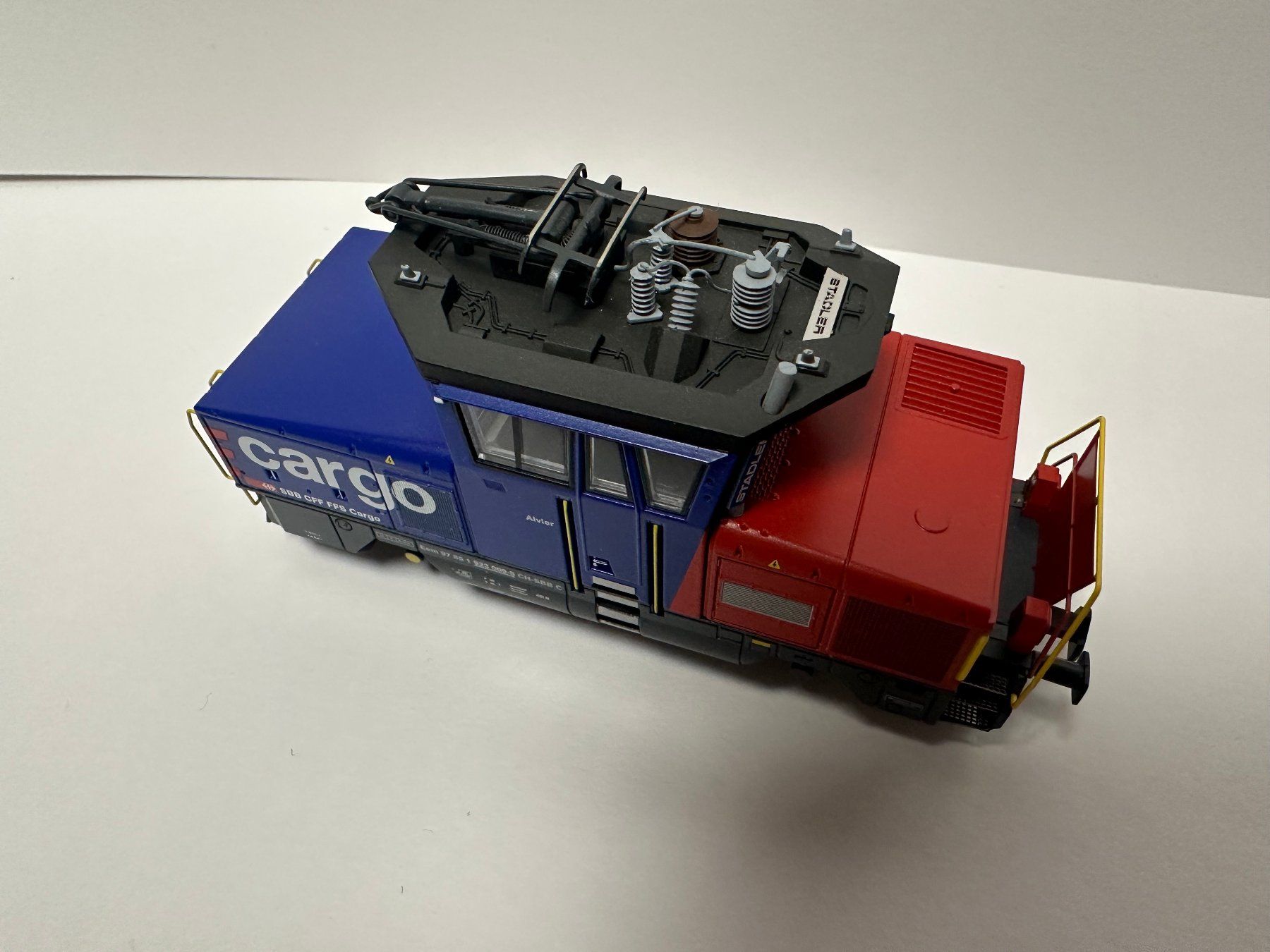 Hag Modellini di ferrovie: HAG Classic - SBB Cargo Eem 923 009 "Alvier" - DCC Sound – Nuovo (secondo la descrizione) da Domat/Ems venduto da mmx4001 4