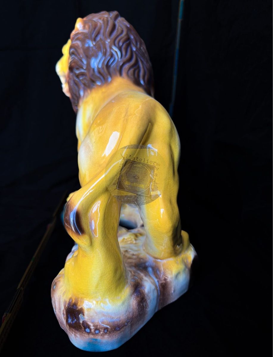 Sculture & Statue: Lion en céramique – Usato da Martigny-Croix venduto da ces_vr9x 1
