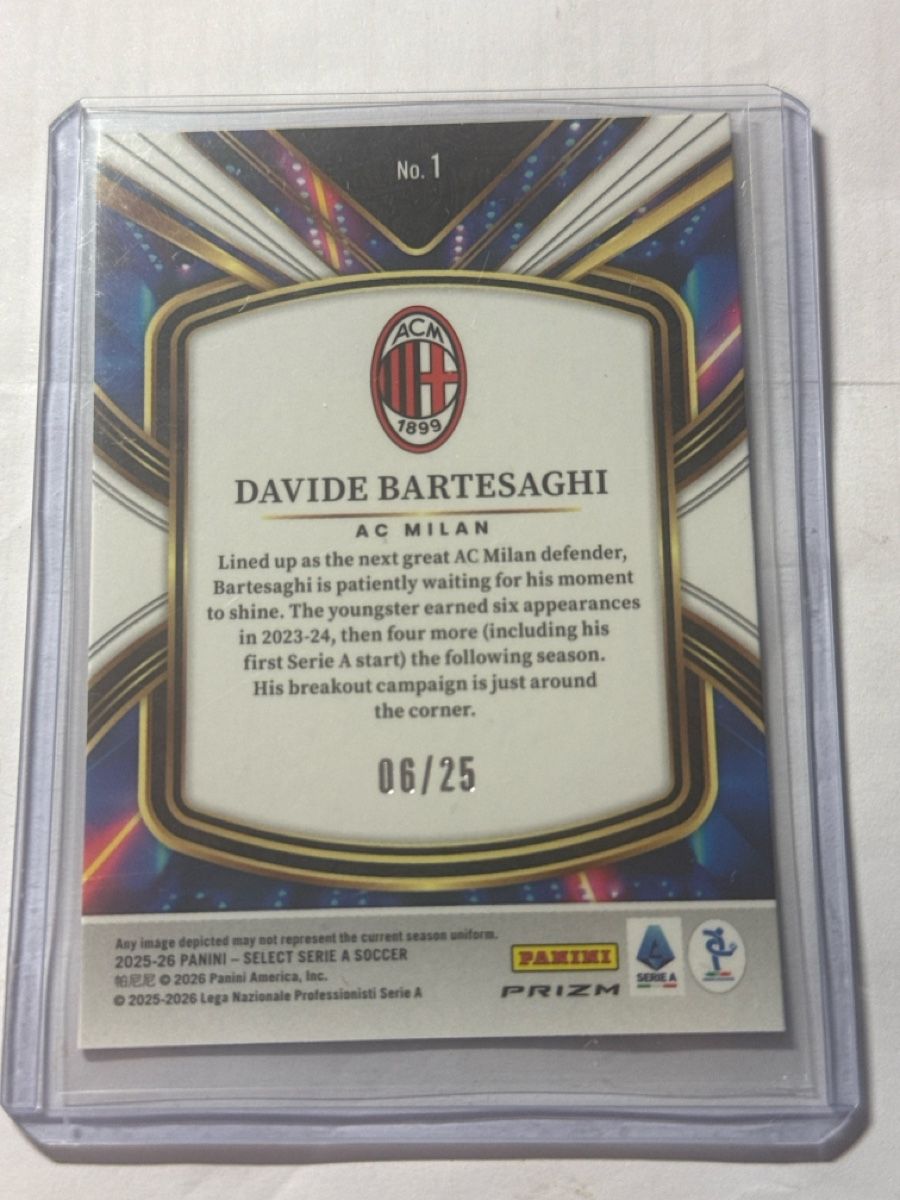 Panini Carte collezionabili: 2025-26 Panini Select Serie A Davide Barteshagi Pink Future – Nuovo (secondo la descrizione) da Baar venduto da sp7ni 1