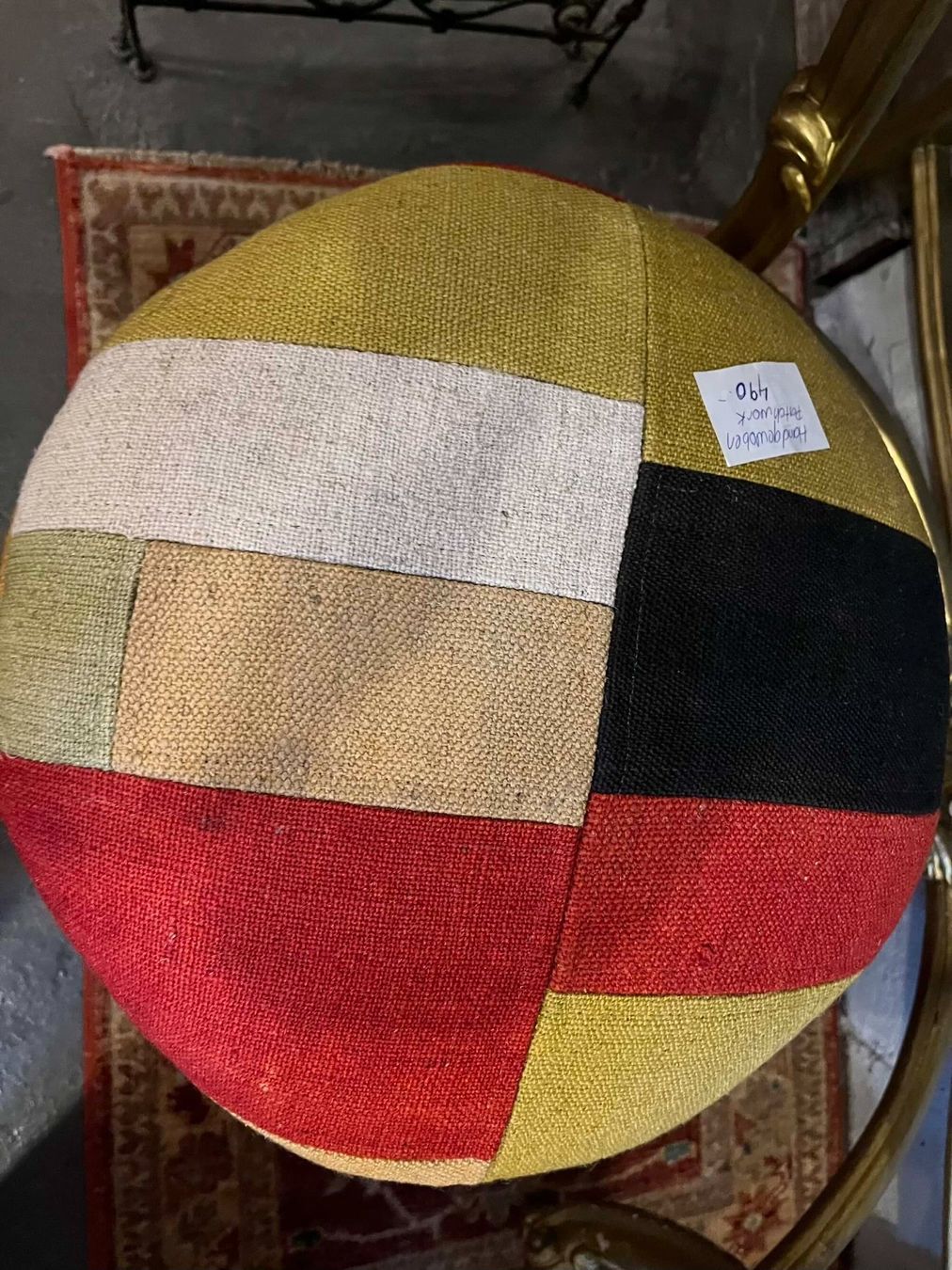 Hocker: Kelim-Hocker im Patchwork-Design | LIQUIDATIONSVERKAUF – Neu (gemäss Beschreibung) aus Zürich von Hnikbay 3