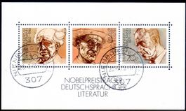 DEUTSCHLAND NOBELPREISTRÄGER BLOCK 1978 GESTEMPELT - JJ295