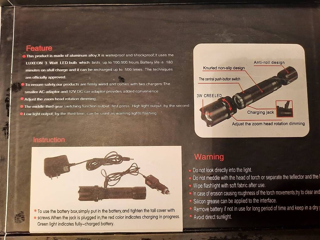Lampade: Taschelampe Flashlight LED – Usato da Winterthur venduto da Activ-since-2006 2