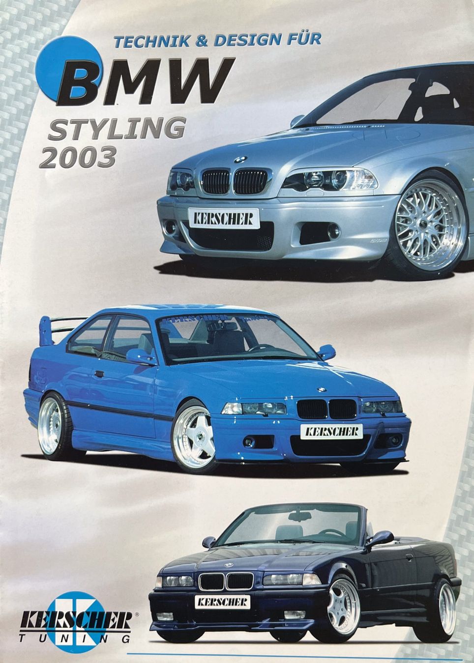 BMW Dokumente: ZUBEHÖR PROSPEKT | KERSCHER 3ER BMW - TYP E30/E46 | AB 2003 – Gebraucht aus Unterägeri von Isha04