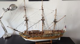 Royal Caroline, historisches Holzschiffmodell