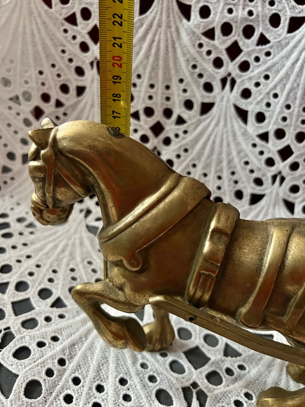 Statuette: Messing Pferd mit Kutsche 42cm 2800 Gram – Usato da Frenkendorf venduto da Only1 9