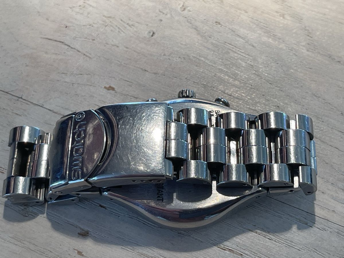 Swatch Orologi: Swatch Irony Chronograph Stahluhr Gebraucht – Usato da Staufen venduto da Gloetschge 4