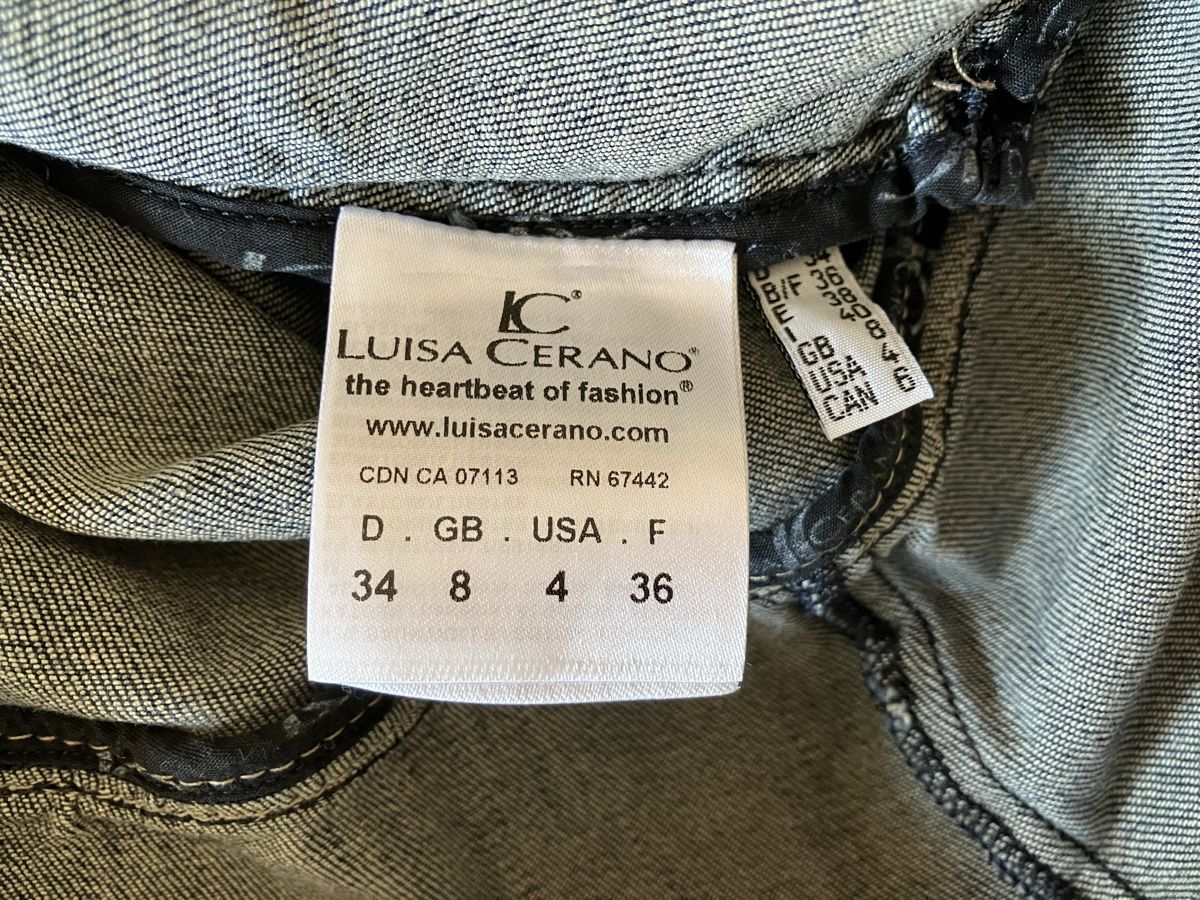 Luisa Cerano Vestes: Luisa Cerano Jeansjacke 34 & Stretch – D'occasion à Weiningen ZH par moon-55 5