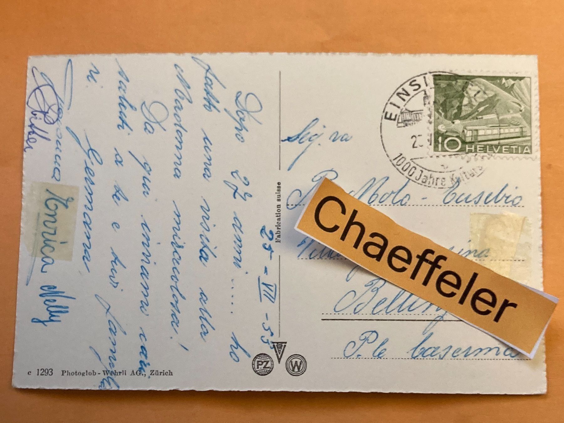 Cartes postales: 1953 Stift Einsiedeln. Kirche mit Gnaden - – D'occasion à Zürich par Chaeffeler 1